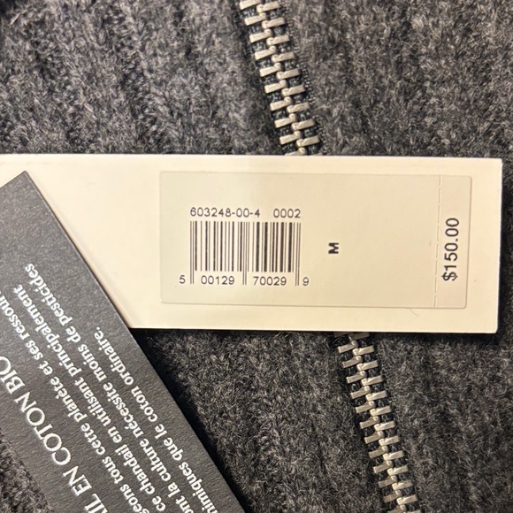 Banana Republic Gray Zip-Up Ribbed Sweater - Picture 5 of 5